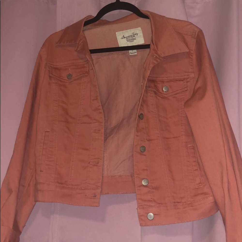 American Rag pink denim jacket